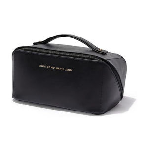 High Quality Leather Makeup Pouch Bag for Woman 2023 New Arrive Cosmetic Makeup Organizer Bag Eco-Friendly Toiletry Bag