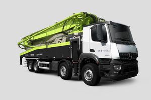 High Quality Good Price Used Mounted Concrete Pump Truck Benz Actros 4141 Chassis Benz 56m 62m