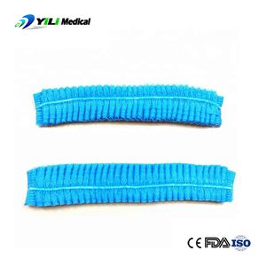 Dental Medical Disposable Non Woven Caps Round Bouffant Cap