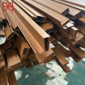 High-Quality 6063 Aluminum Alloy Sliding Window Profiles with Wood-Grain Finish