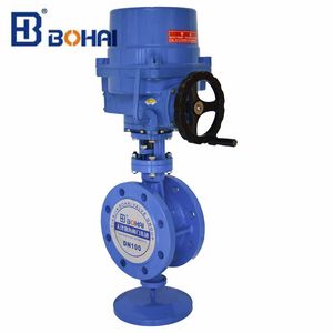Electric Actuator Flanged Butterfly Valve with ISO & CE Cetification