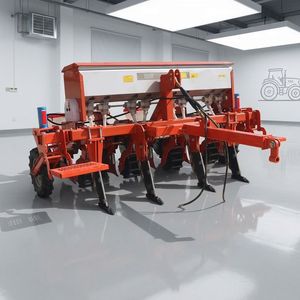 Heavy Duty Trailed 4 Row Maize Planter with 320L Large Fertilizer Box