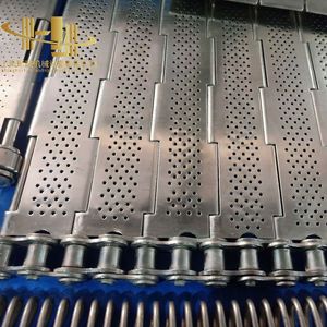 Stainless Steel Wire Mesh Chain Conveyor Belt Cookies Baking High Temperature Resistant Anti-Wear Rust-Proof Bakery