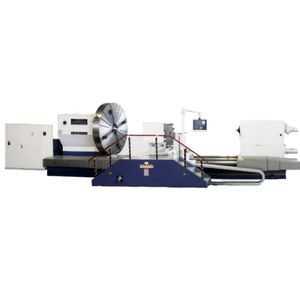 High Precision Heavy Duty CNC Horizontal Heavy Cutting Flat Turning Lathe for Large Metal Shaft Industrial Turning Machining Work