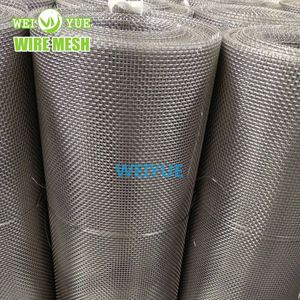 SS304/316 60 120 Mesh Stainless Steel Metal Woven Wire Mesh for Filter/Sieve/Mining Screen