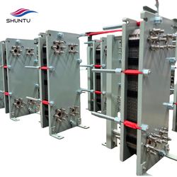 Marine Engine Cooling, LNG Liquefaction Cryogenic Saltwater-Resistant CuNi Alloy Plate Heat Exchanger