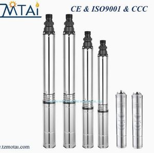 Y130 QJD Stainless Steel Deep Well Submersible Solar Irrigation Water Pump 3HP