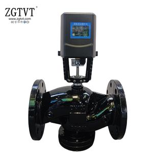 Brass Electric Two-Way Valve 220V for Fan Coil Chilled Water Control