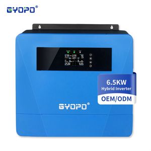 Gyopo 6500W 48V Hybrid off Grid Solar Inverter BMS MPPT Charger 100A 85V-450V PV Input