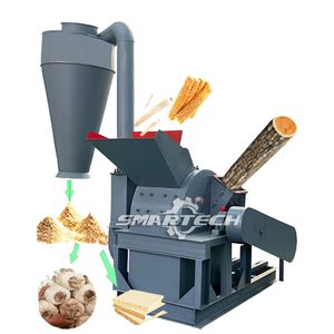 High Efficiency Wood Crusher for Sawdust Production and Logs