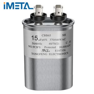 Air Condenser Unit Motor Cbb65 Oval Run Start Capacitor Air Conditioner Capacitors