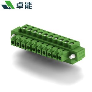 Screw Type Green Terminal Block-Plugs Connector 3.81mm with High-Efficiency 02-24p