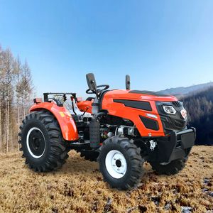 China 4WD 50HP 60HP 80HP 90HP 100HP Agricultural Machinery Farm Tractor Trailer Rotary Cultivator Planter Tractors with Mower