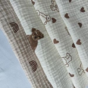 Luxurious 100% Cotton Double Gauze Muslin Fabric for Baby