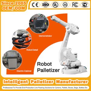 End of Line Case Erector Sealer Pallet Stretch Wrapper Palletizer Packaging Machine Factory
