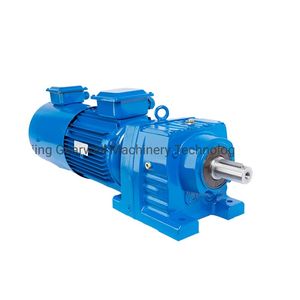 Helical Gear Motor Gearboxr R17-R157 R Series1500 Rpm Speed Gearbox with AC Motor for Mixer