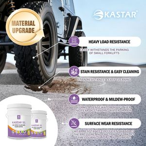 3 in 1 KASTAR 51 Epoxy Resin Color Sand Flooring Coating