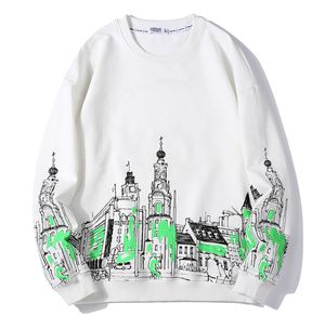 Men′ S Crew Sweater Long Sleeve Hoodie Printed Fashion Pullover