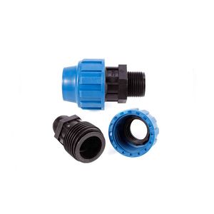 Pipe Fittings Drip Irrigation PP Compression Fitting Water Supply Equal Tee