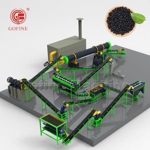 Complete Set Automated Organic Compound Fertilizer Granulation Fertilizer Production Line