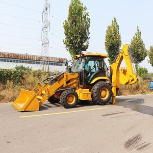High Quality Farm CE EPA Mini Wheel Tractor Retroexcavadora Excavator Digger Backhoe Loader