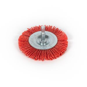Durable Nylon Abrasive Wheel Brushes with Versatile Shank Design