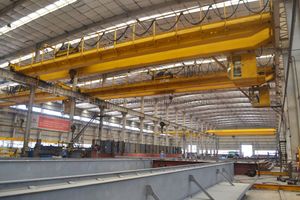 Electric Hoist Single Girder Suspending Overhead Crane 50ton Price