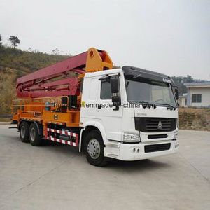48m Truck-Mounted Concrete Pump with Brand Chassis for Sale