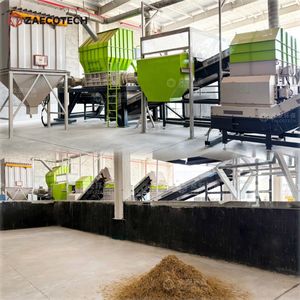 Customized 2 Shaft Shredder for Plastics and E-Waste Recycling Line