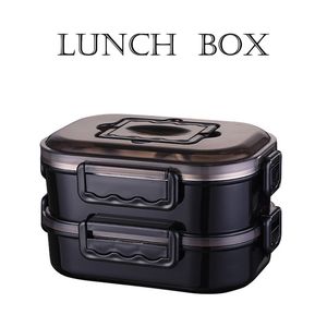 Double-Layer Food Grade Stainless Steel Bento Box Food Container Lunch Box