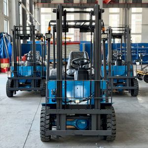 Manufacturer High Quality 2/2.5t with Side Tire CE Electric Forklift