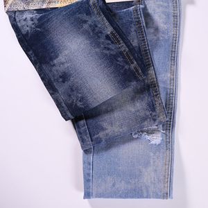 Three-Dimensional Textures Unique Designs Embossed Carved Denim Suitable for Fashion Items Like Jeans