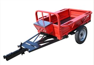Farm Dump Trailer for Tiller Powder Coated Tool Cart Farm Trailer