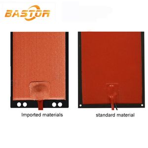 China Supplier Custom 12V 24V 48V 220V Industrial Electric Flexible Silicone Rubber Heating Pad Heater