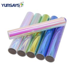 Stretchable PVC Material Laser Self Adhesive Holographic Film Roll Vinyl Craft Sheets