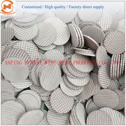 Five Layers Sintered Wire Mesh/Stainless Steel Sintered Filter Woven Mesh