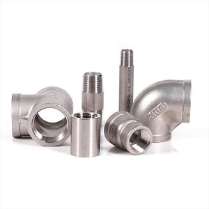 Stainless Steel Male Thread Pipe Fitting Hex Hose Nipple