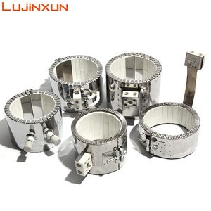Electric Band Heater Element Ceramic Coil Heater 50-100mm Dia. Stainless Steel Ring Heating Element for Extruder