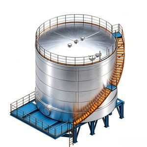 Vertical Sludge Silo Large Capacity Wastewater Sludge Storage Tank