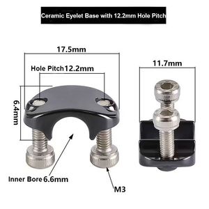 Twisting Bow Zirconia Ceramic Eyelet for Elegant Crafting