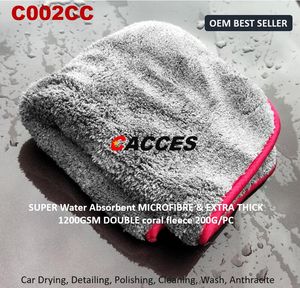 Microfibre Cleaning Cloth 3 Pack for Car,Motorcycle,Bike,Boat,Ship,Train,Plane,Household Drying,Detailing,Polishing,Cleaning,Wash, Anthracite Super Soft Thick
