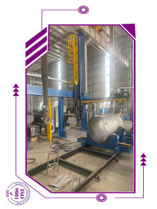 Boom and Column of Girth Seam MIG Mag Saw Welding Welding Manipulator, for Chemical Machinery, Pressure Vessels, Shipbuilding