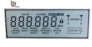 6 O'clock Monochrome LCD Panel, DOT Matrix LCD Display 160X128