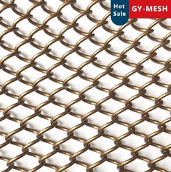 Decorative Mesh Aluminum Mesh Curtain Metal Coil Drapery Screen