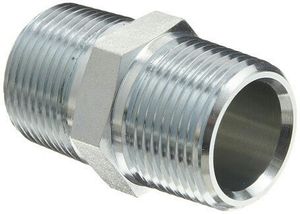1bsp Male to Male Threaded Hydraulic Hex Nipple for Hydraulic Pipe
