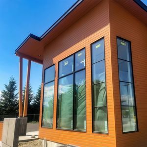 Easy Install Aluminum Soffit Cladding Panel Wood Grain Siding Facade Panels for Australia Project