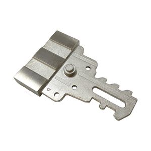Custom Lost Wax Casting Stainless Steel Industrial Cutting Blade with Integrated Mounting Bracket