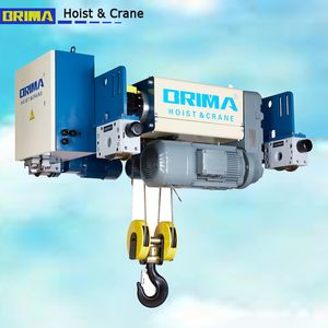 Brima 16t 9m Double Girder European Design Electric Wire Rope Cable Hoist