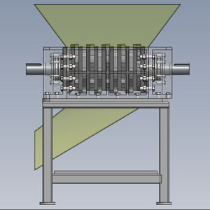 Heavy Duty Customized Metal Single-Shaft Shredder for Industrial Use