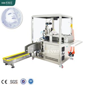 Automatic Eye Foot Glove Facial Sheet Skin Care Non Woven Face Mask Film Folding Bagging Sealing Machine